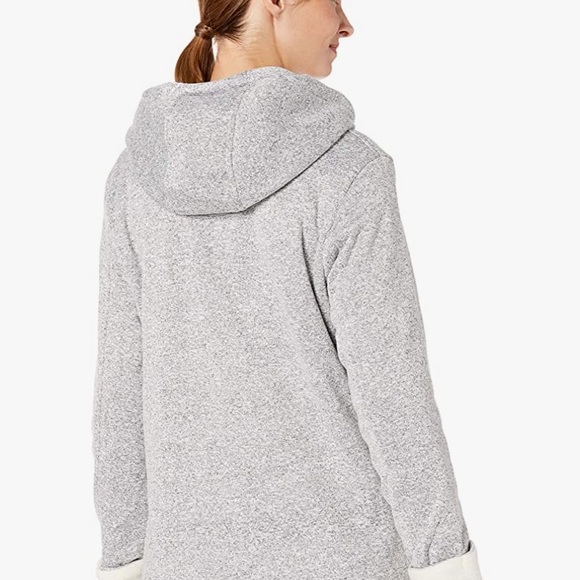 Big Chill Women's Sweater Jacket with Faux Fur Lining - Picture 2 of 4